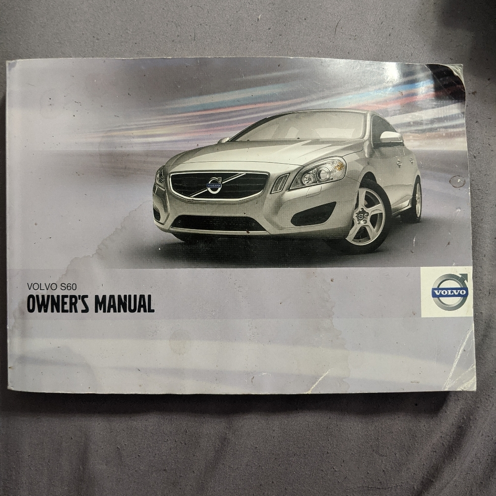 2012 Volvo S60 Manual